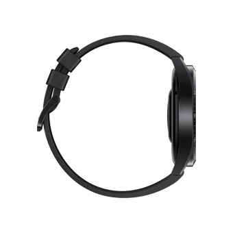 Huawei Watch GT 3 Active HarmonyOS Su Geçirmez 45.9 mm Fluoro Elastomer Kauçuk Kordon Daire Unisex Akıllı Saat Siyah