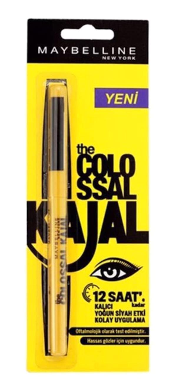 Maybelline New York The Colossal Kajal Mat Pastel Siyah Kalıcı İnce Uçlu Keçe Likit Eyeliner