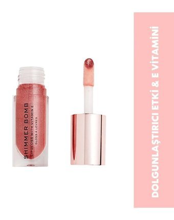 Revolution Shimmer Bomb Nemlendiricili Dolgunlaştırıclı Işıltılı Dudak Parlatıcısı