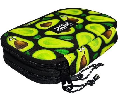 Jacbag Jac-11 Çimen Yeşili Bölmeli Çift Gözlü Cüzdan Kalemlik