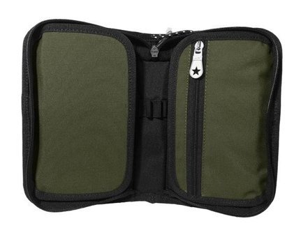 Jacbag Cover Haki Düz Katlanabilir Cüzdan Kalemlik