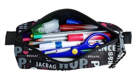 Jacbag Prime Yazılı Siyah Tek Gözlü Cüzdan Kalemlik