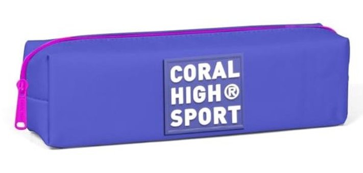 Coral High Mor Tek Gözlü Cüzdan Kalemlik