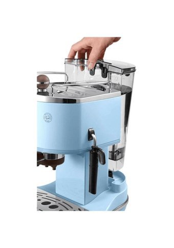 Delonghi ECOV 311.BG Icona 1100 W Paslanmaz Çelik Tezgah Üstü Kapsülsüz Manuel Espresso Makinesi Mavi