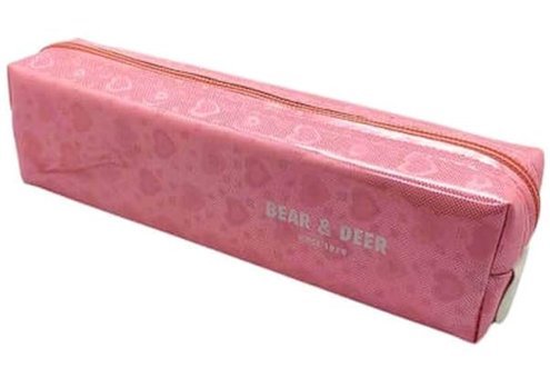 B&D Pembe Simli Tek Gözlü Cüzdan Kalemlik