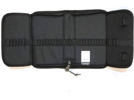Jacbag Jac-23 Kırmızı Bölmeli Katlanabilir 3 Gözlü Cüzdan Kalemlik