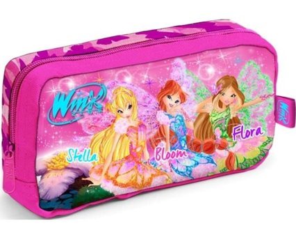 Winx Club Pembe Tek Gözlü Cüzdan Kalemlik