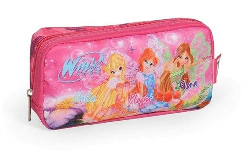 Winx Club Pembe Tek Gözlü Cüzdan Kalemlik