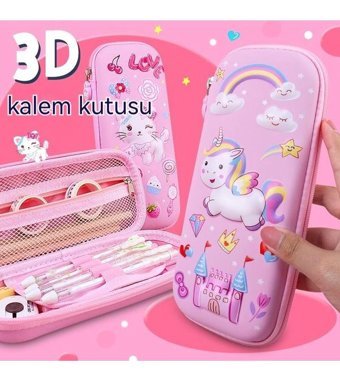 Oloey Pembe Tek Gözlü Kalemlik