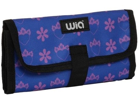 Wia Wklk7001-206 Mavi Katlanabilir Tek Gözlü Cüzdan Kalemlik