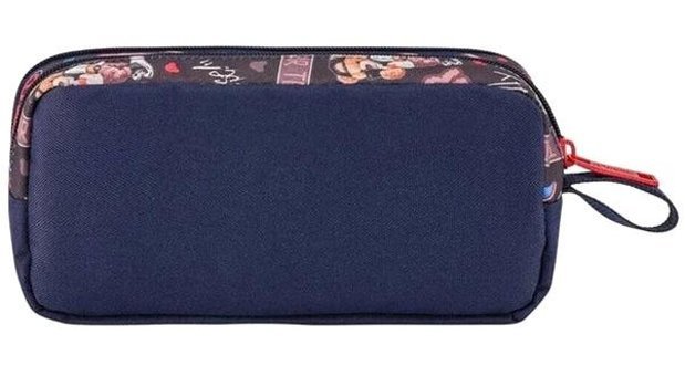 Mikro Mu-3861 P-211144 Mavi Bölmeli Çift Gözlü Cüzdan Kalemlik