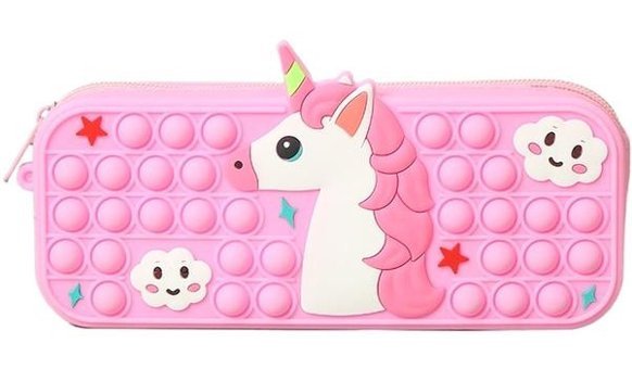 Luckystars Pembe Popit Tek Gözlü Cüzdan Kalemlik