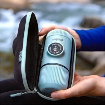 Wacaco Nanopresso Tezgah Üstü Kapsülsüz Taşınabilir Mini Manuel Espresso Makinesi Buz Mavisi