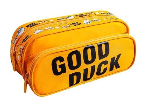 Jzcat Good Duck Sarı Bölmeli Çift Gözlü Cüzdan Kalemlik