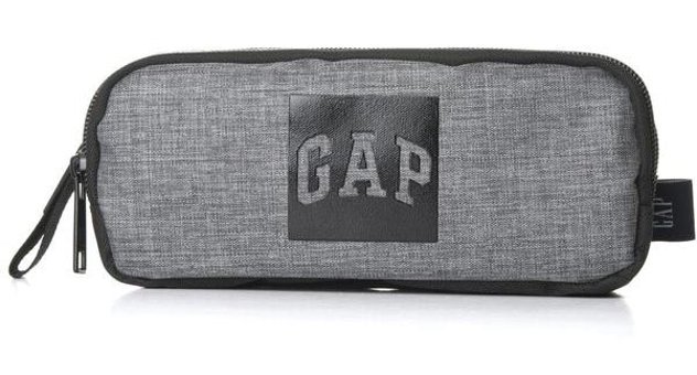 Gap Gri-Siyah Bölmeli Çift Gözlü Cüzdan Kalemlik
