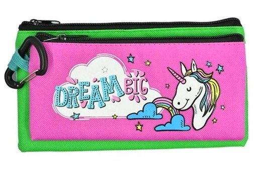 Taros 3339 Pembe Bölmeli Çift Gözlü Cüzdan Kalemlik