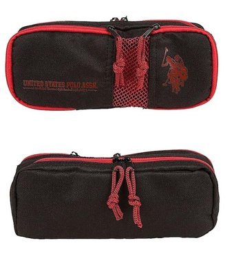 U.S. Polo Assn. Plklk4133 Siyah Bölmeli Çift Gözlü Cüzdan Kalemlik