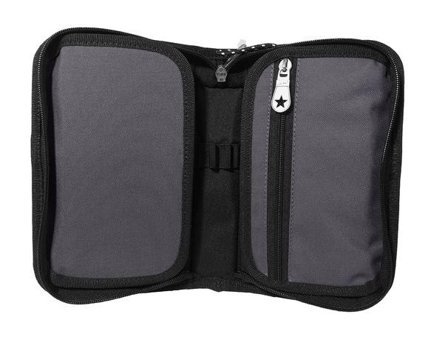 Jacbag Cover Gri Düz Katlanabilir Cüzdan Kalemlik