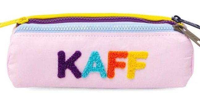 Kaff 01109 Pembe Bölmeli Peluş 3 Gözlü Cüzdan Kalemlik