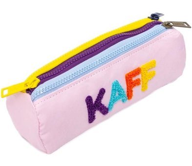Kaff 01109 Pembe Bölmeli Peluş 3 Gözlü Cüzdan Kalemlik