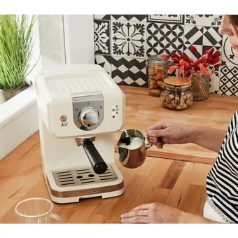 Moulinex XP330A 1450 W Paslanmaz Çelik Tezgah Üstü Kapsülsüz Öğütücülü Yarı Otomatik Espresso Makinesi Inox