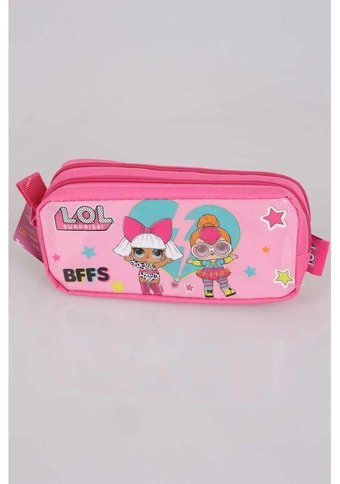 Disney Pembe Tek Gözlü Cüzdan Kalemlik