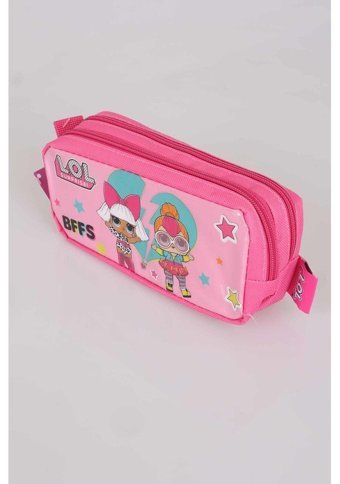 Disney Pembe Tek Gözlü Cüzdan Kalemlik