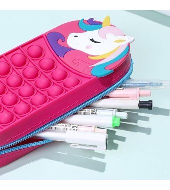 Haiyaao Unicorn Pembe Popit Tek Gözlü Kalemlik
