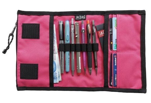 Jacbag Duplex Pembe Katlanabilir Cüzdan Kalemlik