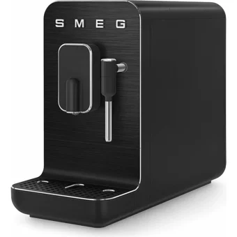 Smeg 50'S Style 1600 W Metal Tezgah Üstü Kapsülsüz Öğütücülü Mini Manuel Espresso Makinesi Siyah