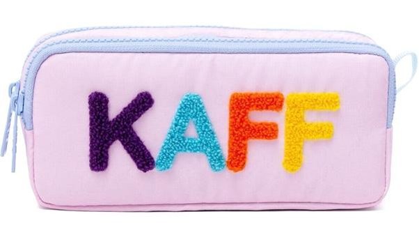 Kaff 01108 Mavi-Pembe Bölmeli Peluş Çift Gözlü Cüzdan Kalemlik