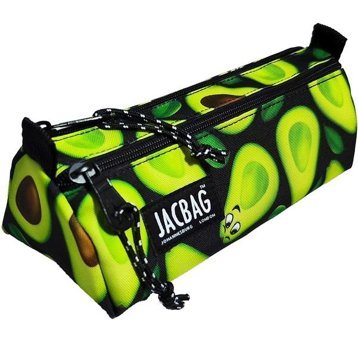Jacbag Jac-02 Çimen Yeşili Bölmeli Çift Gözlü Cüzdan Kalemlik