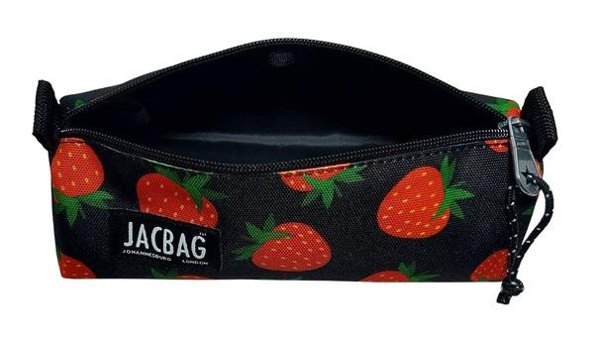 Jacbag Prime Çilek Siyah Tek Gözlü Cüzdan Kalemlik