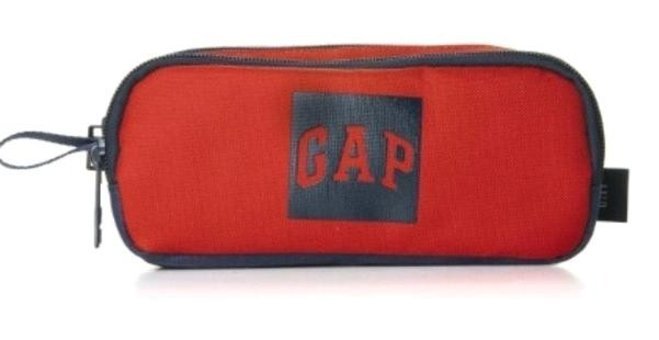Gap Kırmızı Bölmeli Çift Gözlü Cüzdan Kalemlik