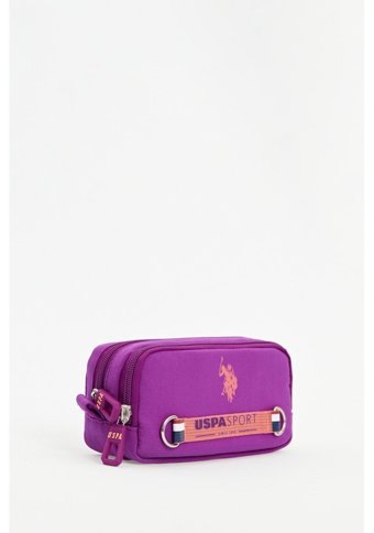 U.S. Polo Assn. Plklk23268 Mor Bölmeli Çift Gözlü Cüzdan Kalemlik