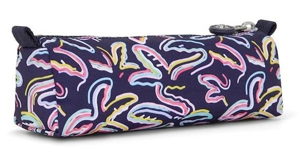 Kipling 1533024989 Lila-Siyah Bölmeli Çift Gözlü Cüzdan Kalemlik