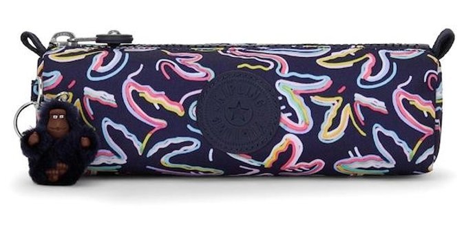 Kipling 1533024989 Lila-Siyah Bölmeli Çift Gözlü Cüzdan Kalemlik
