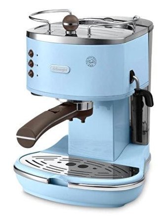 Delonghi ECOV311.AZ Icona 1100 W Paslanmaz Çelik Tezgah Üstü Kapsülsüz Manuel Espresso Makinesi Siyah
