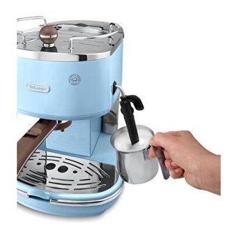 Delonghi ECOV311.AZ Icona 1100 W Paslanmaz Çelik Tezgah Üstü Kapsülsüz Manuel Espresso Makinesi Siyah