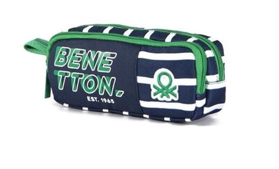 United Colors Of Benetton 03748-16471 Lacivert Bölmeli Çift Gözlü Cüzdan Kalemlik
