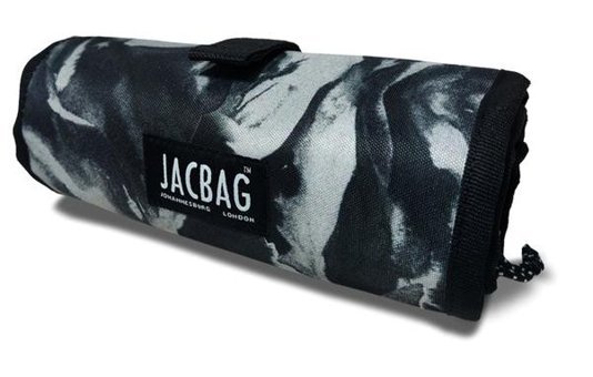 Jacbag Senior Gri-Siyah Katlanabilir Tek Gözlü Rulo Kalemlik