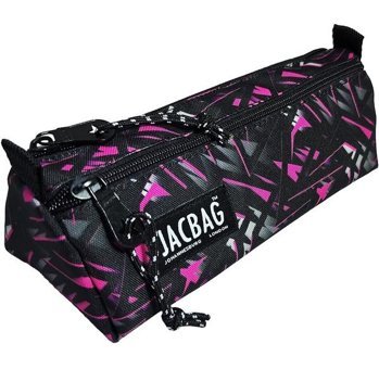Jacbag Jac-02 Pembe Bölmeli Çift Gözlü Cüzdan Kalemlik