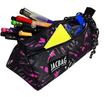 Jacbag Jac-02 Pembe Bölmeli Çift Gözlü Cüzdan Kalemlik