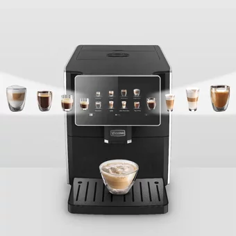 Yasomi 1250 W Tezgah Üstü Kapsülsüz Öğütücülü Tam Otomatik Espresso Makinesi Siyah