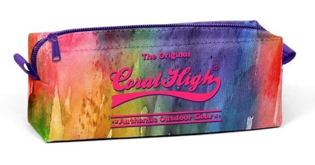 Yaygan Coral High Çok Renkli Tek Gözlü Cüzdan Kalemlik