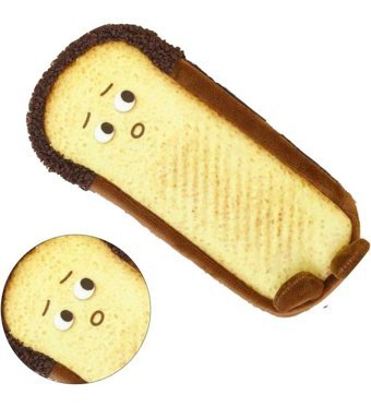 Heamor Sevimli Tost Mor Peluş Tek Gözlü Cüzdan Kalemlik