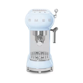 Smeg ECF01PBEU 50's 1350 W Paslanmaz Çelik Tezgah Üstü Kapsülsüz Yarı Otomatik Espresso Makinesi Siyah