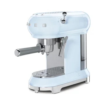 Smeg ECF01PBEU 50's 1350 W Paslanmaz Çelik Tezgah Üstü Kapsülsüz Yarı Otomatik Espresso Makinesi Siyah