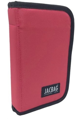Jacbag Kırmızı Katlanabilir Tek Gözlü Cüzdan Kalemlik