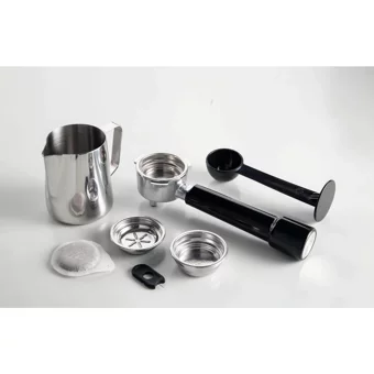 Ariete 00M131310AR0 1600 W Paslanmaz Çelik Tezgah Üstü Kapsülsüz Öğütücülü Manuel Espresso Makinesi Gümüş